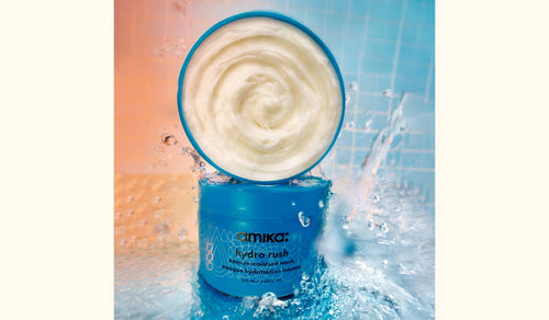 meet amika’s new hydro rush intense moisture mask