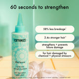 60 seconds to strengthen. the kure multi-task strength repair treatment results in 57% less breakage* and 2.4x stronger hair*. it strengthens and prevents future damage. it is ideal for hair damaged by chemical and physical stressors. 