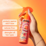 amika's the wizard detangling primer: protects against 450ºF heat, reduces frizz, detangles all hair types. 