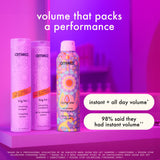 super-sized iconic volume bundle | big hit volumizing shampoo, big hit volumizing conditioner + rising star volumizing finishing spray