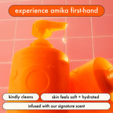 amika sea buckthorn-infused hand wash: experience amika first-hand. this hand wash kindly cleans, skin feels soft + hydrated, infused with our signature scent. 