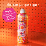 the best just got bigger - amika perk up talc free dry shampoo in jumbo value size: 9.5 oz / 358 ml. 79% more perk up for 20% more savings*. *compared to standard 5.3 oz retail size