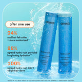 super-sized hydration set | hydro rush intense moisture shampoo + conditioner + dream routine overnight treatment